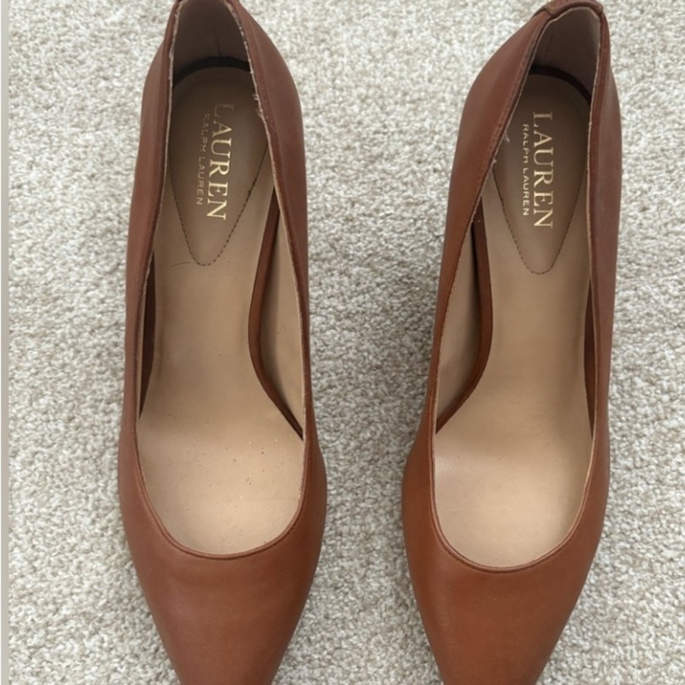 Lauren Ralph Lauren Women's Tan Heels 9